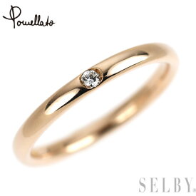 【中古】 ポメラート K18PG ダイヤモンド リング ルッチョレ SELBY 送料サービス
