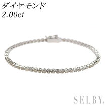 楽天市場】テニスブレスレット 2ct k18の通販