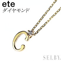 楽天市場】ete イニシャルネックレスの通販