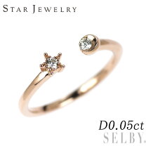 楽天市場】スタージュエリー 0．05ct ゴールド リング k18の通販