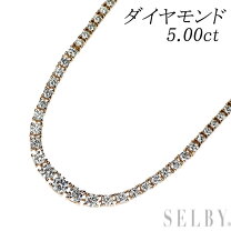 楽天市場】テニスネックレス 5.00ctの通販