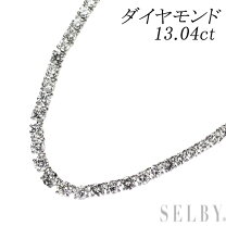 楽天市場】ダイヤモンド テニスネックレス（ネックレス・ペンダント 