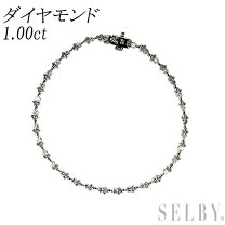 楽天市場】ダイヤモンド テニスブレスレット pt850の通販