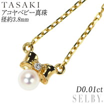輝き◎ タサキ 18K ベビーパール ネックレス 4.5-4.8mm（206 