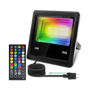 �y���������z55w LED RGB�����R�������� �F�ω�������X�g���b�v 20��F ���l�����̓_�Ń��[