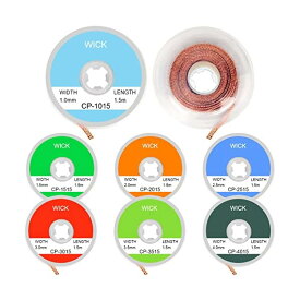 【送料無料】Xiatiaosann はんだ吸取り線 1.5m巻き1/1.5/2/2.5/3/3.5/4mm幅 ハンダ吸い取りDIY作業工具