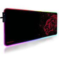 【送料無料】excovip RGB ゲーミングマウスパッド 大型 800*300*4mm マウスパッド 拡張 USB LED 発光