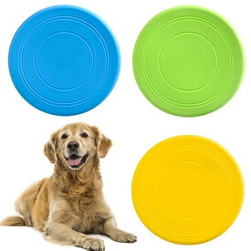 【送料無料】犬用フリスビー 投げるおもちゃ シリコン製 やわらかい ペットおもちゃ 耐久性