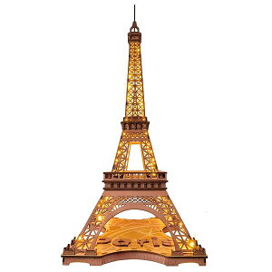 �y���������zROBOTIME 3D�ؐ� ���̃p�Y�� �G�b�t�F���� LED���C�g�A�b�v ��^ DIY�������� �q����