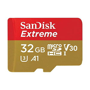 �y���������z�y �T���f�B�X�N �z SanDisk microSD 32GB UHS-I U3 V30 �����ő�60MB/s Full HD & 4KExtreme SDSQXA