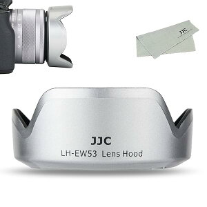 �y���������zJJC EW-53 �t�� �����Y�t�[�h �Ԍ` Canon RF-S 18-45mm F4.5-6.3 IS STM & Canon EF-M 15-45mm F3.5-