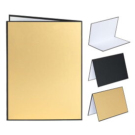 【送料無料】TARION レフ板 反射板 1枚3色 白、黒、金色 照明道具 A3サイズ 補光/吸光/輪郭強調