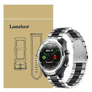 �y���������z[Lamshaw] Ticwatch Pro �o���h, �X�e�����X ���^�� �x���g �����o���h �Ή� Ticwatch Pro