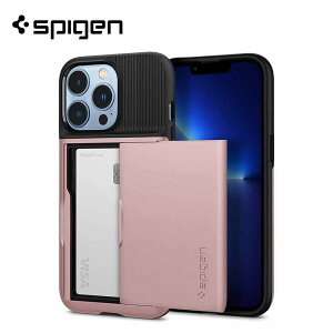 [ Spigen VsQ iPhone 13/13Pro/13ProMax/13mini P[X Jo[ XA[}[ CS [YS[h J[h[ MILKi