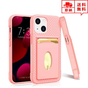 [ iPhone 13/13Pro/13ProMax/13mini P[X Jo[ ϏՌ w J[h[ sN ACtHP[X