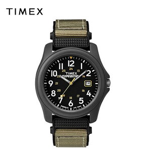 TIMEX タイメックス メンズ 腕時計 クォーツ エクスペディションキャンパー ナイロンストラップ T42571JV ブラック インディグロバックライト 日本未発売