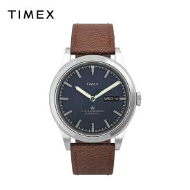 TIMEX タイメックス メンズ 腕時計 ウォ－ターベリー 自動巻き タン/ブルー TW2U91000ZV インディグロバックライト 日本未発売