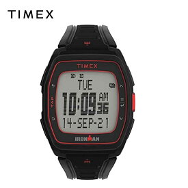 TIMEX タイメックス ユニセックス 腕時計 アイアンマン Ironman T300 スポーツウォッチ ブラック/レッド TW5M47500SO 海外モデル 当店1年保証