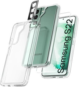 Galaxy �M�����N�V�[ S22 (SC-51C SCG13) / S22 Ultra (SC-52C SCG14) �Ή� 2022 �����Y�J�o�[/�ی�t�B���� �t �N���A �ϏՌ� ���t���h�~ ���C�����X�[�d�Ή�