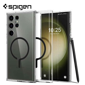 Spigen VsQ }Olbg ϏՌ ČRMILKi CX[d EgnCubh^bvO/ubN Galaxy MNV[ S23Ultra (SC-52D SCG20) Ή 2023 P[X Jo[ 