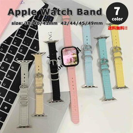 Apple Watch アップルウォッチ ベルト 全7色 ナイロン キャンバス ストラップ 薄型 バンド 38/40/41mm 42/44/45/49mm 全機種対応 ブレスレット ストラップ 送料無料