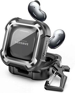 Galaxy �M�����N�V�[ �o�b�Y �P�[�X �ϏՌ� �����h�~ ���[�P�[�X �u���b�N �|���J�[�{�l�[�g Buds2 Pro/Buds2/Buds Pro/Buds Live �Ή� �J�o�[ ��������