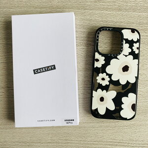 CASETiFY P[XeBt@C iPhone14/14Pro/14Plus/14ProMax/13/13Pro/13ProMax/13mini P[X Jo[ GbZV ubN ԕ flowers {