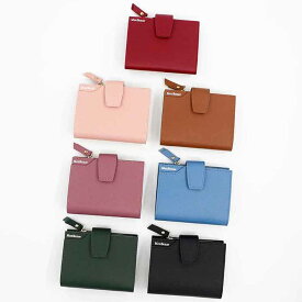 財布 コンパクト ミニ財布 折り財布 カードケース カード収納 レザー 全7色 ウォレット ミニ 軽量 薄型 メンズ レディース 送料無料