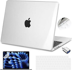 [ }bNubN GA[ 15 C` 2023 A2941 M2 `bv P[X Jo[ ObV[NA Apple Abv MacBook Air n[hP[X Ռz 