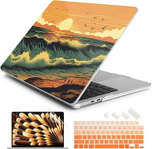 }bNubN GA[ 15 C` 2023 A2941 M2 `bv P[X Jo[ Dusk Apple Abv MacBook Air n[hP[X Ռz 