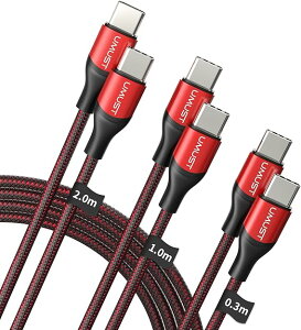 [ iPhone15 [dP[u ^CvC USB-C & USB-C P[u S3 / 3{ bh }[d f[^] iPhone / MacBook / iPad /Google Pixel / Galaxy Ή