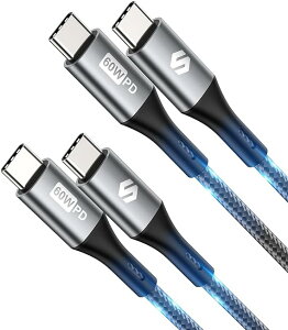 [ iPhone15 [dP[u ^CvC USB-C & USB-C P[u S4 / 2{ ubN }[d f[^] iPhone / MacBook / iPad /Google Pixel / Galaxy Ή