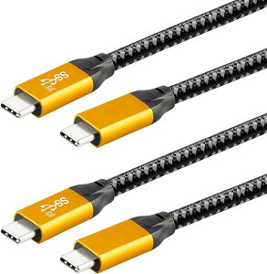 [ iPhone15 [dP[u ^CvC USB-C & USB-C P[u 1m / 2{ CG[ }[d f[^] iPhone / MacBook / iPad /Google Pixel / Galaxy Ή