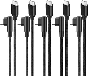 [ iPhone15 [dP[u ^CvC USB-C & USB-C P[u 1m / 5{ ubN }[d f[^] iPhone / MacBook / iPad /Google Pixel / Galaxy Ή