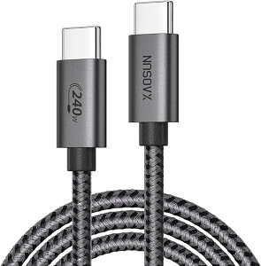 [ iPhone15 [dP[u ^CvC USB-C & USB-C P[u S5 / 1{ O[ }[d f[^] iPhone / MacBook / iPad /Google Pixel / Galaxy Ή
