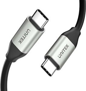 即納 iPhone15 充電ケーブル タイプC USB-C & USB-C ケーブル 1m / 1本 ブラック/シルバー 急速充電 データ転送 iPhone / MacBook / iPad /Google Pixel / Galaxy 対応