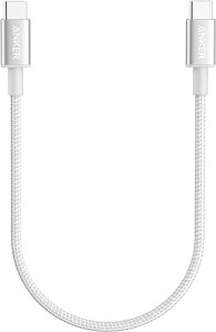 [ iPhone15 [dP[u ^CvC USB-C & USB-C P[u 30cm / 1{ Vo[ }[d f[^] iPhone / MacBook / iPad /Google Pixel / Galaxy Ή