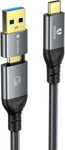 [ iPhone15 [dP[u ^CvC USB-C & USB-C P[u S2 / 1{ ubN/O[ }[d f[^] iPhone / MacBook / iPad /Google Pixel / Galaxy Ή