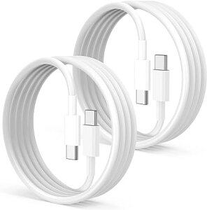 [ iPhone15 [dP[u ^CvC USB-C & USB-C P[u S3 / 2{ zCg }[d f[^] iPhone / MacBook / iPad /Google Pixel / Galaxy Ή