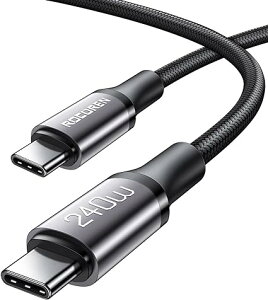 [ iPhone15 [dP[u ^CvC USB-C & USB-C P[u S2 / 1{ ubN }[d f[^] iPhone / MacBook / iPad /Google Pixel / Galaxy Ή