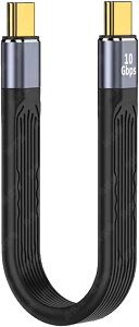 [ iPhone15 [dP[u ^CvC USB-C & USB-C P[u 13cm / 1{ ubN }[d f[^] iPhone / MacBook / iPad /Google Pixel / Galaxy Ή