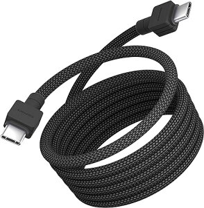 [ iPhone15 [dP[u ^CvC USB-C & USB-C P[u S2 / 1{ ubN }[d f[^] iPhone / MacBook / iPad /Google Pixel / Galaxy Ή