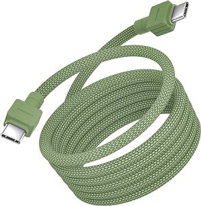 [ iPhone15 [dP[u ^CvC USB-C & USB-C P[u S2 / 1{ I[uO[ }[d f[^] iPhone / MacBook / iPad /Google Pixel / Galaxy Ή