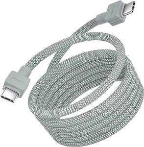 [ iPhone15 [dP[u ^CvC USB-C & USB-C P[u S2 / 1{ `R[O[ }[d f[^] iPhone / MacBook / iPad /Google Pixel / Galaxy Ή