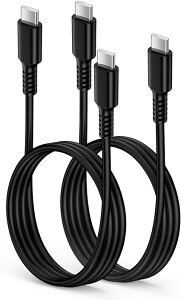 [ iPhone15 [dP[u ^CvC USB-C & USB-C P[u 1.8m / 2{ ubN }[d f[^] iPhone / MacBook / iPad /Google Pixel / Galaxy Ή