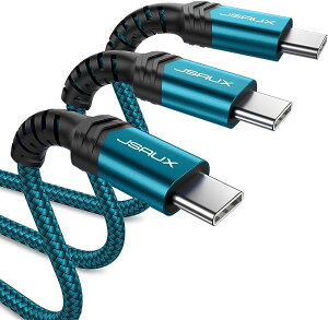 iPhone15 [dP[u ^CvC USB-C & USB-C P[u 1m/2m/3m /3{ O[ }[d f[^] iPhone / MacBook / iPad /Google Pixel / Galaxy Ή