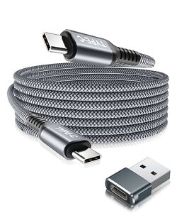 iPhone15 [dP[u ^CvC USB-C & USB-C P[u S3 /1{ O[ }[d f[^] iPhone / MacBook / iPad /Google Pixel / Galaxy Ή