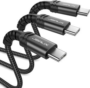 iPhone15 [dP[u ^CvC USB-C & USB-C P[u 1m/2m/3m /3{ ubN }[d f[^] iPhone / MacBook / iPad /Google Pixel / Galaxy Ή