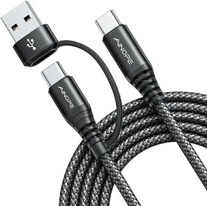 iPhone15 [dP[u ^CvC USB-C & USB-C P[u S2 /1{ ubN }[d f[^] iPhone / MacBook / iPad /Google Pixel / Galaxy Ή