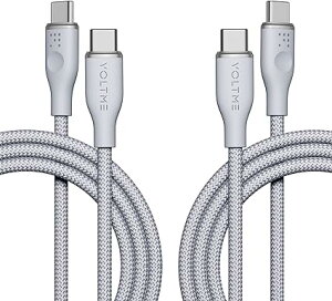 [ iPhone15 [dP[u ^CvC USB-C & USB-C P[u S2 / 1{ O[ }[d f[^] iPhone / MacBook / iPad /Google Pixel / Galaxy Ή
